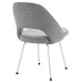 Cordelia Dining Fabric Side Chair in Light Gray