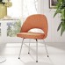 Cordelia Dining Fabric Side Chair in Orange