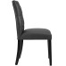 Duchess Vinyl Dining Chair in Black