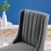 Renew Parsons Performance Velvet Dining Side Chairs - Set of 2 in Gray