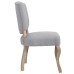 Array Vintage French Upholstered Dining Side Chair in Light Gray