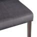 Prosper Upholstered Velvet Dining Side Chair Set of 2 in Gray