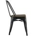 Promenade Bamboo Side Chair in Black