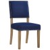 Oblige Wood Dining Chair in Navy