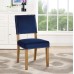 Oblige Wood Dining Chair in Navy