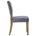 Oblige Wood Dining Chair in Gray