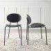 Palette Dining Side Chair Set of 2 in Black