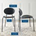 Palette Dining Side Chair Set of 2 in Black