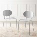 Palette Dining Side Chair Set of 2 in Gray