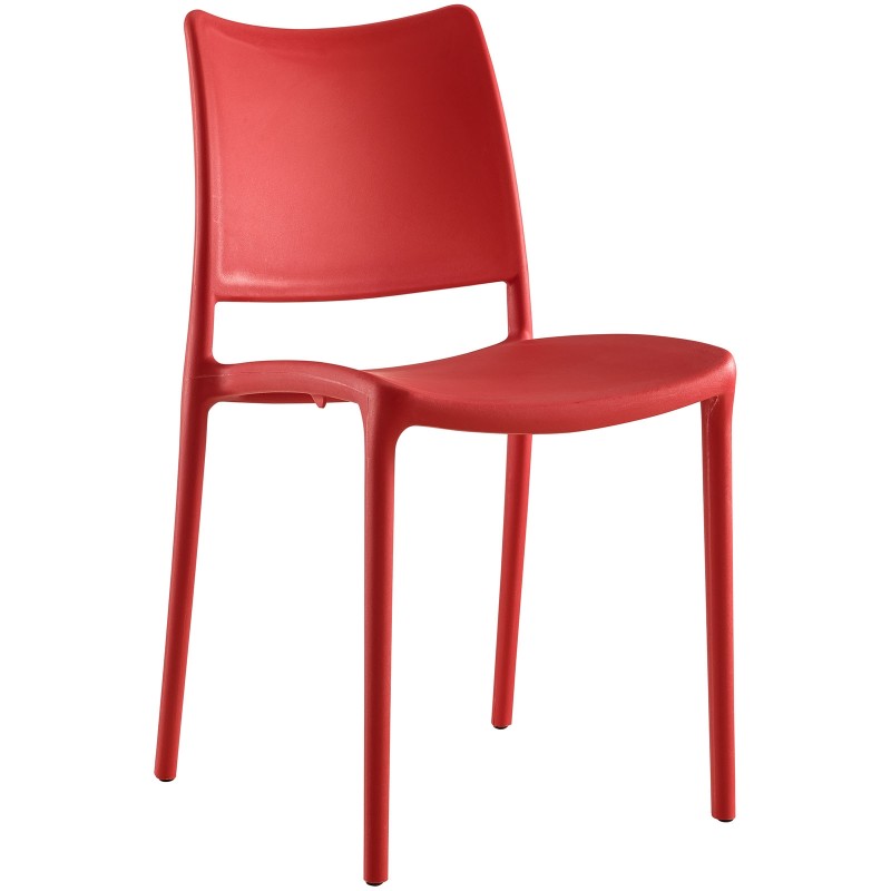 Hipster Dining Side Chair in Red