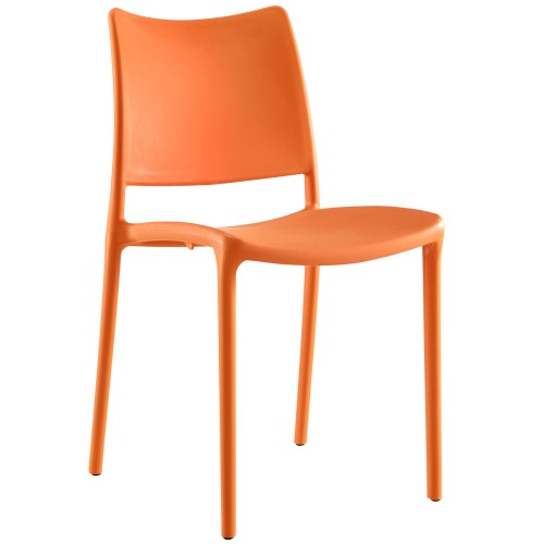 Hipster Dining Side Chair in Orange