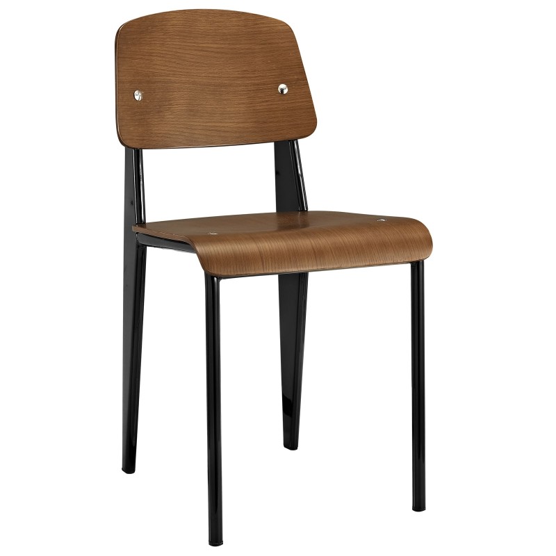 Cabin Dining Side Chair in Walnut Black