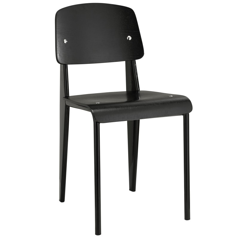 Cabin Dining Side Chair in Black Black