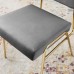 Craft Performance Velvet Dining Side Chair in Gold Gray