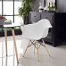 Pyramid Dining Armchair in White