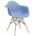 Pyramid Dining Armchair in Blue