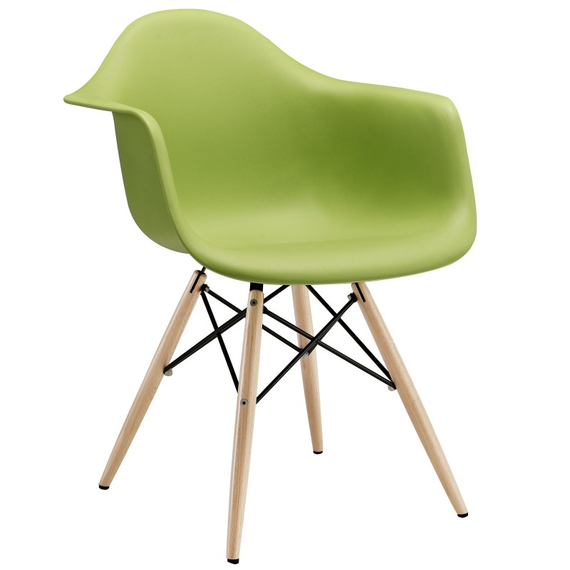 Pyramid Dining Armchair in Green