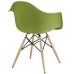 Pyramid Dining Armchair in Green