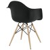 Pyramid Dining Armchair in Black