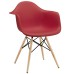 Pyramid Dining Armchair in Red