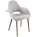 Aegis Dining Armchair in Light Gray