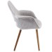 Aegis Dining Armchair in Light Gray