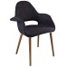 Aegis Dining Armchair in Black