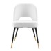 Rouse Performance Velvet Dining Side Chair in White