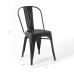 Promenade Bistro Dining Side Chair Set of 2 in Black