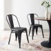 Promenade Bistro Dining Side Chair Set of 2 in Black