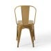 Promenade Bistro Dining Side Chair Set of 2 in Gold