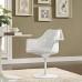 Lippa Dining Vinyl Armchair in White