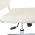 Armless Mid Back Office Chair in White