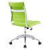 Armless Mid Back Office Chair in Bright Green