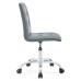 Armless Mid Back Office Chair in Gray