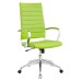 Highback Office Chair in Bright Green