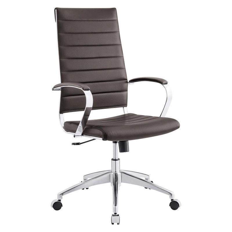 Highback Office Chair in Brown