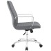 Mid Back Office Chair in Gray