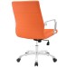 Mid Back Office Chair in Orange