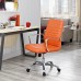 Mid Back Office Chair in Orange