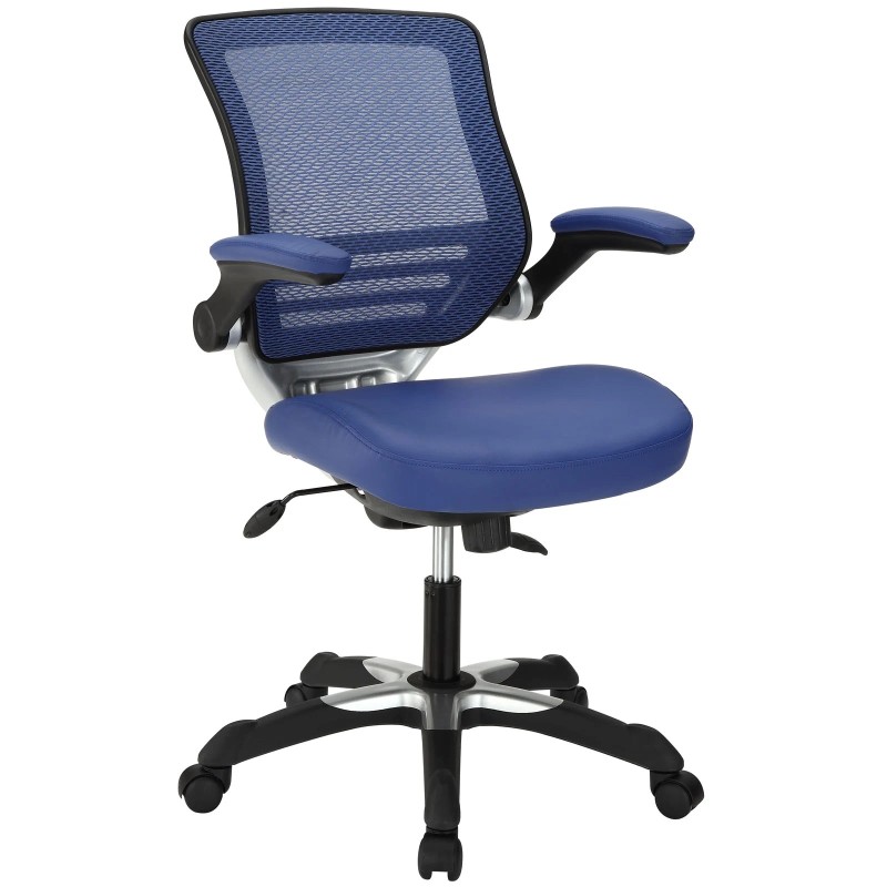 Vinyl Office Chair in Blue