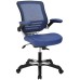 Vinyl Office Chair in Blue