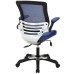 Vinyl Office Chair in Blue