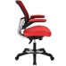 Vinyl Office Chair in Red