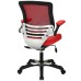 Vinyl Office Chair in Red