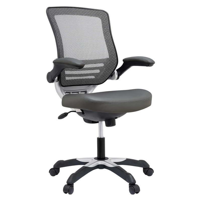 Vinyl Office Chair in Gray