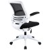 White Base Office Chair in Black