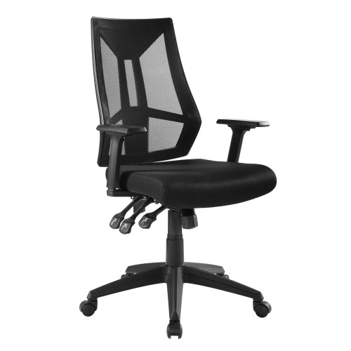 Extol Mesh Office Chair in Black