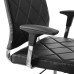 Lattice Vinyl Office Chair in Black