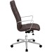 Highback Office Chair in Brown